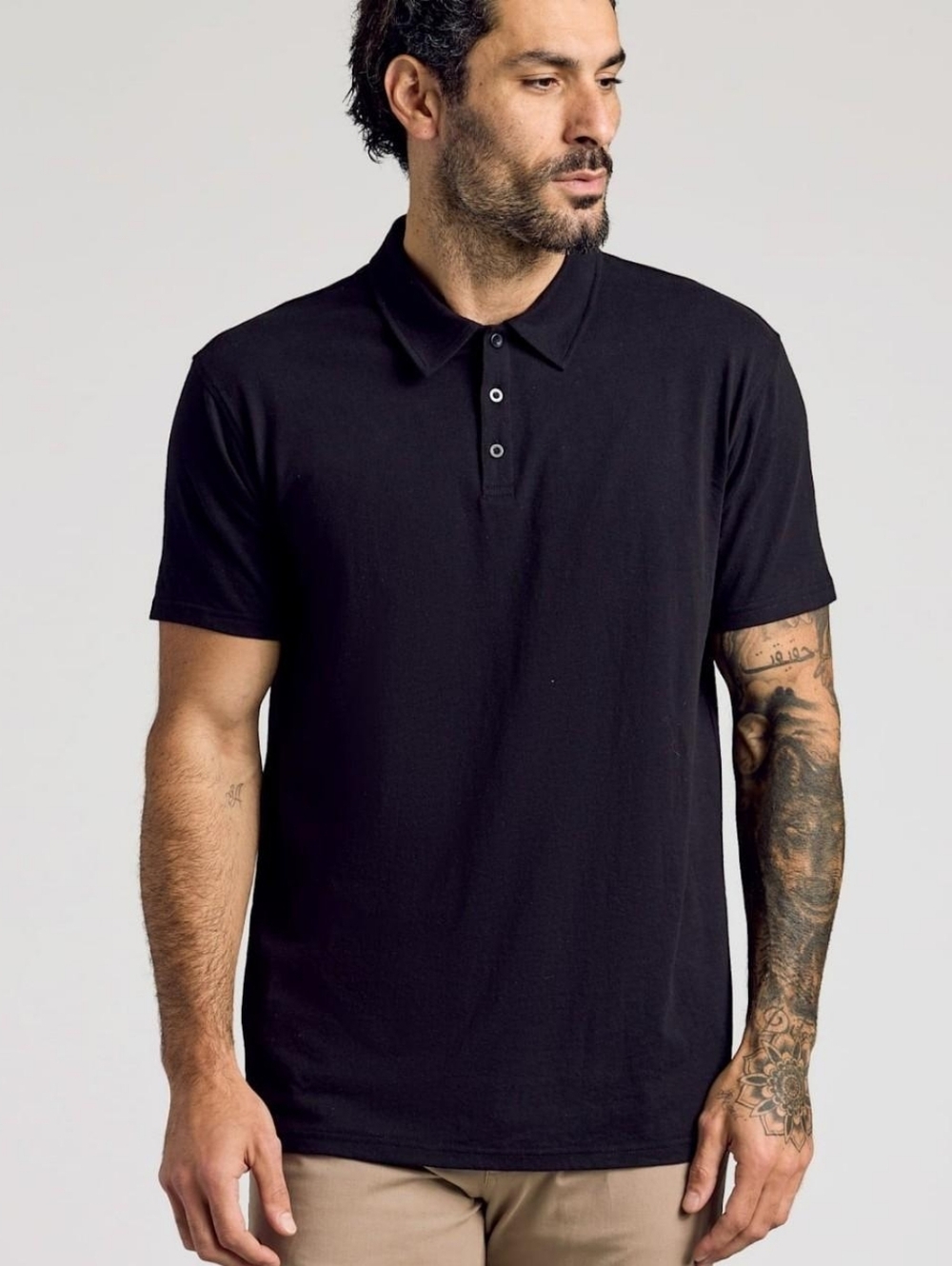 NWT Men's True Classic Polo ("Carbon") Size L